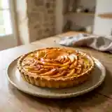 Tarte aux pêches fondante au fromage blanc