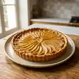 Tarte aux poires et caramel blond