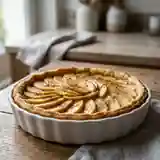 Tarte aux pommes et poires sans œufs, facile et gourmande