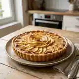 Tarte aux pommes fondante à la crème d'amandes