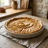 Tarte aux pommes fondante à la frangipane maison
