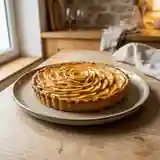 Tarte aux pommes fondante à la marmelade d'orange maison