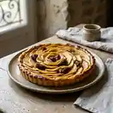 Tarte aux pommes fondantes et figues séchées caramélisées