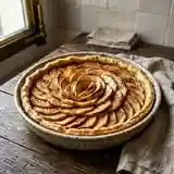 Tarte aux pommes légère et gourmande pour une personne