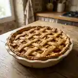 Tarte aux pommes traditionnelle maison