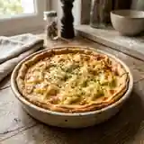 Tarte aux ravioles crémeuse et gratinée