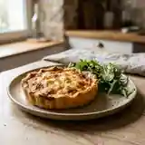 Tarte chaude aux rillettes fondantes et croustillantes