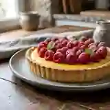 Tarte citron framboise acidulée