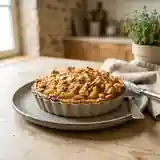 Tarte crumble aux poires et amandes : dessert gourmand et facile