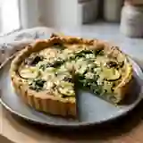 Tarte épinards-courgette au chèvre
