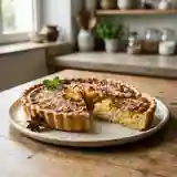 Tarte exotique à l'ananas et noix de coco façon créole