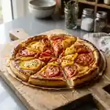 Tarte fine à la tomate et crème d'amande : recette facile et gourmande