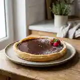 Tarte fine au chocolat fondant pour gourmands