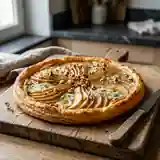 Tarte fine aux poires et à la fourme d'Ambert : recette gourmande et raffinée