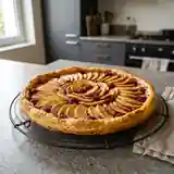Tarte fine aux pommes et framboises : dessert fruité et léger