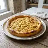 Tarte fine aux pommes râpées et citron