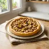 Tarte fine aux reines-claudes caramélisées