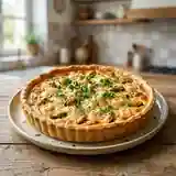 Tarte fondante à la brandade et fruits de mer