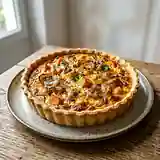 Tarte fondante à la courge potimarron et oignons caramélisés
