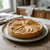 Tarte fondante à la frangipane et aux poires caramélisées