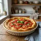 Tarte fondante à la tomate et ricotta