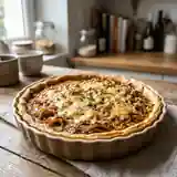 Tarte fondante à l'oignon caramélisé et fromage