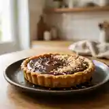 Tarte fondante au chocolat et noix de coco