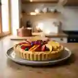 Tarte fondante au fromage blanc et fruits