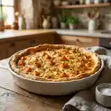 Tarte fondante au potiron et oignons caramélisés