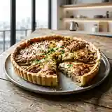 Tarte fondante aux endives caramélisées et fromage