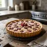 Tarte fondante aux framboises surgelées : dessert fruité et gourmand