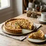 Tarte fondante aux oignons caramélisés et cumin