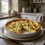 Tarte fondante aux poireaux et feta : recette facile et gourmande