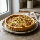 Tarte fondante aux poireaux et oignons caramélisés