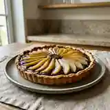 Tarte fondante aux poires et chocolat noir