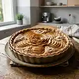 Tarte fondante aux poires et crème amandine