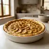 Tarte Fondante Banane, Pomme et Cannelle