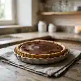 Tarte fondante chocolat et mascarpone