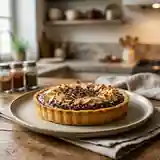 Tarte Fondante Chocolat, Noix de Coco et Amandes