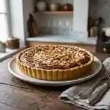 Tarte fondante frangipane au chocolat noir