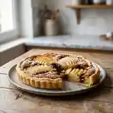 Tarte frangipane gourmande aux poires et chocolat fondant