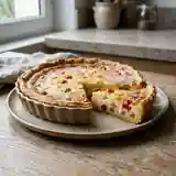Tarte gourmande à la ricotta et aux fruits confits