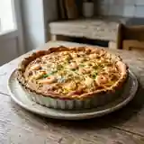 Tarte gourmande au crabe et crevettes fraîches
