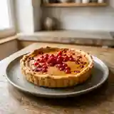 Tarte gourmande au potiron et groseilles fraîches