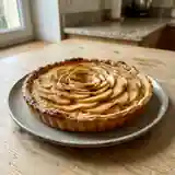 Tarte gourmande au riz et pommes fondantes