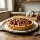 Tarte gourmande aux cerneaux de noix caramélisés