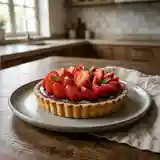Tarte fraises et ganache