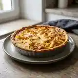 Tarte gourmande aux pâtes et fromage fondant