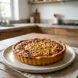 Tarte gourmande aux pignons et amandes caramélisées