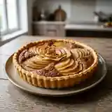 Tarte gourmande aux poires et crème de châtaignes